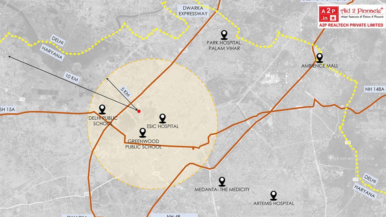  3 BHK at Satya Levante Residences Sector 104 Gurgaon Dwarka Expressway